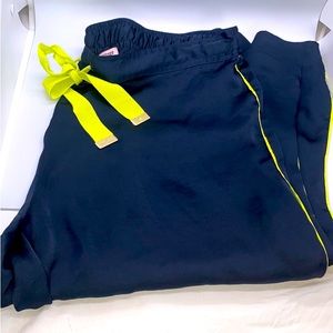 Juicy Couture navy blue lightweight sleep pants straight leg size Large